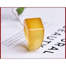 옥반지 비취 한복 천연 쌍가락지 녹색 마노 질감 수제 옥 반지 보석