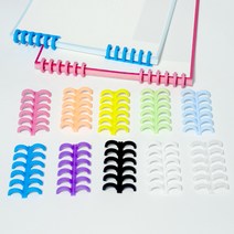 이글바인더 B5 노트패드 떡제본 6공 루즈링제본 노트필기 암기 무지 코넬 도트 2단 3단, 6공 루즈링 2개, 블랙