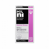 일동제약 마이니 멀티비타민 종합비타민 종합영양제 활력 멀티우먼 60정 (30일분), 1개