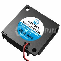 3D프린팅 페이지라벨기 3D 프린터 프로그램 WINSINN 30mm 송풍기 팬 DC 5V 12V 24V 3010 유압/이중 볼 베어링 브러시리스 냉각 터빈 터보 x 10mm 2PI, [04] 5V - Dual Ball