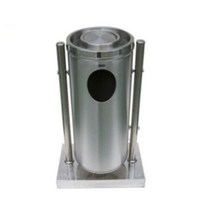 거리형 원형재떨이휴지통 지름500mm 모래겸용쓰레기통, 단품