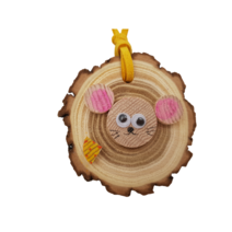 나무와곤충 DIY 생쥐 나무목걸이 만들기 (10개 묶음)