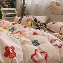 햄프린넨 침대 시트 2 인용... 유로 북유럽 커버 150 침구 세트 이불, 18 18_02 Double(4pcs 150x200)