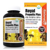 캐나다 로얄프로폴리스플러스180캡슐+로얄젤리농축분말함유, 1개, 180캡슐