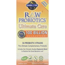 Garden of Life RAW 프로바이오틱스 울티메이트케어 1000억 유산균 30캡슐, 단품
