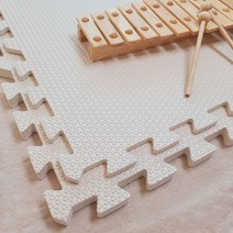[심플리매트] 어린이 반려동물 안전 퍼즐매트 60cm*60cm 4장 1세트 (KC인증), 라이트그레이, 20미리
