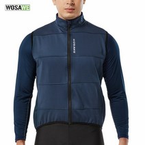 승마 조끼 보호 승마용품 남성 여성 안전 WOSAWE 가을 겨울 남자 Windproof 사이클링 조끼 따뜻한 열 Slee, 02 Dark blue_03 XL