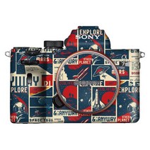 소니 A7III A7RIII 용 카메라 바디 스킨 스티커 필름 (A7 Mark III & A7R Mark III 전용) 풀 비닐 데칼 랩 프로텍터, CHINA_nasa