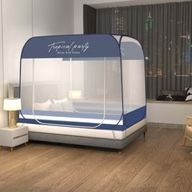 몽골게르텐트 대형 Yurt-모기장 무료 설치 접이식 360 전체 패키지 집 침실 캐노피 텐트 가정용 직물, 11 011_01 1.2x2.0m