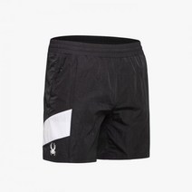 SPYDER 컬러 블록 레터링 쇼츠 SPGMCNTR301UBLK