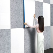 원룸 아파트 실내 벽 천장 방음벽 방음재 흡음재 설치 방음 스펀지 50x100cm 두께3cm 5cm, 그레이