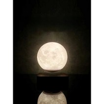 제로원 달 무드등 3D 자기부상 보름달 집들이선물 우주비행사, 14CM지구오크+우주비행사+선물상자