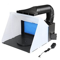 Ausuc 스프레이 부스 세트 에어 브러쉬 시스템 스프레이 워크 페인팅 부스