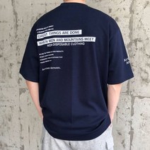 힙스터프 / AUTHENTIC 반팔 오버핏 남자 여름 커플 스트릿 코디