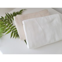 3번 삶은 강화 소창 큰 수건 3겹 4겹, 3겹수건(정련)
