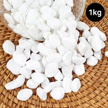 백자갈 1kg 화분 조경 어항 바닥재 장식돌, 사이즈:2호[10~12mm]