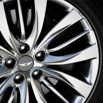 제네시스 G80 알루미늄 휠가드 스크래치방지 포인트 스티커 4ps