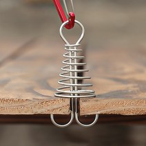 견고한 오징어 데크팩 데크핀 텐트 고정핀 데크 부속 캠핑 고리 백패킹 앵카팩 타프 걸이