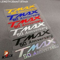 폼나는 헬멧 야외활동 반사 형 스티커 오토바이 Whees Rims 헬멧 바디 쉘 탱크 패드 Fairing for YAMAHA TM, 06 TMAX 50 Yellow