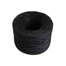 오키도키 라피아실 종이실 코바늘실 뜨개실, 선택05_G12 검정색