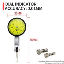 다이얼 표시기 마그네틱 홀더 다이얼 게이지 마그네틱 스탠드베이스 마이크로 미터 19, 0.8mm 다이얼 표시기