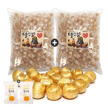 허니 알 달고나(1kg) x 2봉 + 밀크츄 2개포함, 1세트