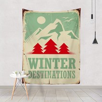 열대숲 캠핑 태피스트리 침실 거실 벽걸이 홈스테이 대여방 생방송실 배경천 장식, 1Gtlc0694-3, 150-200Cm (샌딩)