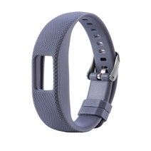 Garmin Vivofit 4 시계 밴드 소프트 실리콘 교체 스트랩 액세서리 Wriststrap 용 스포츠 팔찌, [01] Large 23cm, 05 Gray_01 Large 23cm