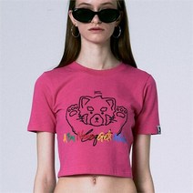 coquetstudio [코케트스튜디오] [WOMAN] FACE LESSER CROP TEE PINK