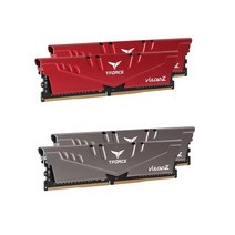 팀그룹 램 메모리 데스크탑 게임용 DDR4-3200 CL16 Vulcan Z, Red 패키지 32GB(16Gx2)