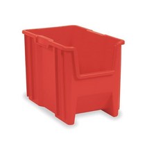 공구함 공구 박스 가방 akromils staknstore Stacking 호퍼 전면 플라스틱 스토리지 병 케이스 4, 레드