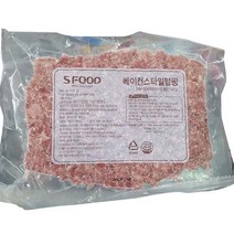 에스푸드 베이컨스타일탑핑 1kg, S-FOOD 베이컨스타일탑핑 1kg, 1개