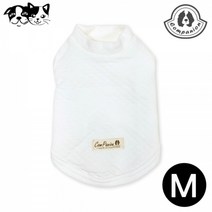 제이스토어 / 컴패니언 화이트 누빔 M 강아지 옷, 쿠팡 본상품선택