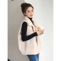 FANSYLI 여성 모피 조끼 가을 겨울 새로운 스웨이드 베스트 코트 61호 10A20
