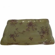쟁반 카페 트레이 아크릴 쟁반 받침대 플레이트 42cm, 쿠팡 본상품선택