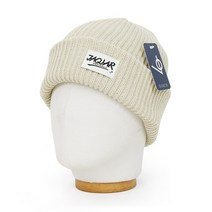 베이직엠 남성 여성 겨울 니트모자 비니 골지 재규어 테그