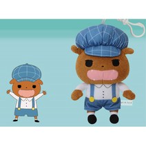 귀여운 캐릭터 인형 가방고리 키링 브라운 달란트잔치 피카부 봉제 조카