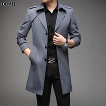 DFMEI 먹빛 트렌치코트 남봄가을 하프패션코트 러플8가지색상