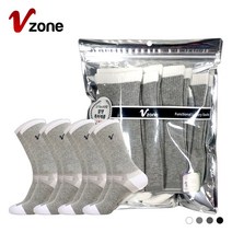 폴턴 V존 남성 캐주얼 장목 PVC 4족 세트