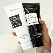 어썸웰 백모가라 염색샴푸 새치 커버 두피 각질 셀프 뿌리 염색 약 컬러