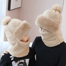 겨울아동모자 어눌함 가을 넥워머 마스크 일체 보호 귀 바람막이 패밀리 두꺼운 보온 블로퍼 1844539750