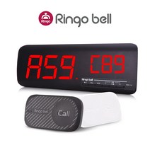 [링고벨] 업소용 무선호출벨 15개 수신기 모니터 1대 세트 GST-10N GSR-3, GST-10N호출벨(블랙)15개+GSR-3수신기1대
