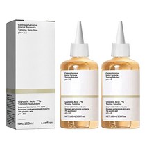 글리콜산 7% 토닝 리서페이싱 솔루션 일반 용액 사워 로션 100ml 2개