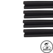 문풍지 틈새 바람 막이 외풍 차단 현관 문 단열 방풍 줍줍스티커 1매 구성, 블랙 4P