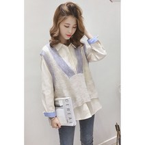 봄 빅사이즈 여성 니트 베스트 루즈핏 패션 베스트