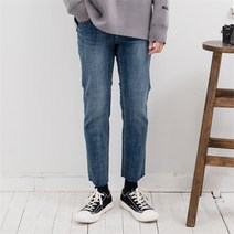 키작은남자 케이 베이직 워싱 데님