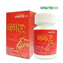[뉴트리365] 페미큐 1병2주분, 01_페미큐 갱년기여성 석류추출물, 1개, 56정