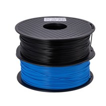 Ender 브랜드 PLA 필라멘트 샘플 2Pcs 1KG/roll 1.75mm Black + White CREALITY 3D 프린터/Reprap/Makerbot 용 2 색, 07 BlackX1 Add BlueX1