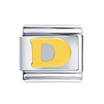 ab슬라이드 복근 뱃살빼는 운동기구 휠클래식 DIY 여성 쥬얼리 mm 모듈형 알파벳 링크 골드 도금 이니셜, 03 Letter D_01 9mm wide