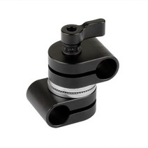 카메라 악세사리 교체 부품 SZRIG-DSLR 15mm 로드 시스템 숄더 마운트 포토 스튜디오 액세서리 클램프 90 도 리그 어댑터 포함, c2008